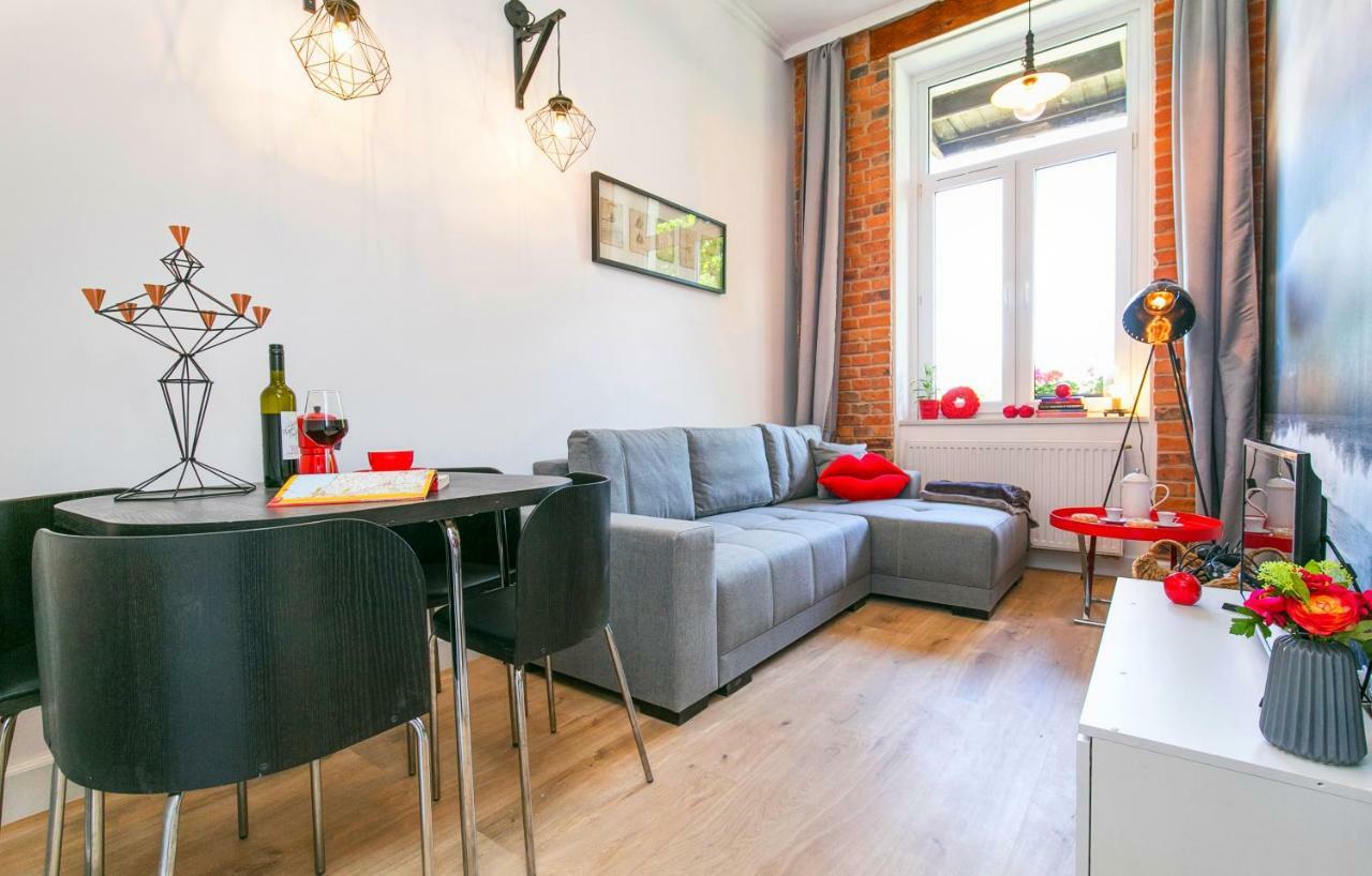 Berg Apartament Red Obok Starego Miasta Гданьск Экстерьер фото