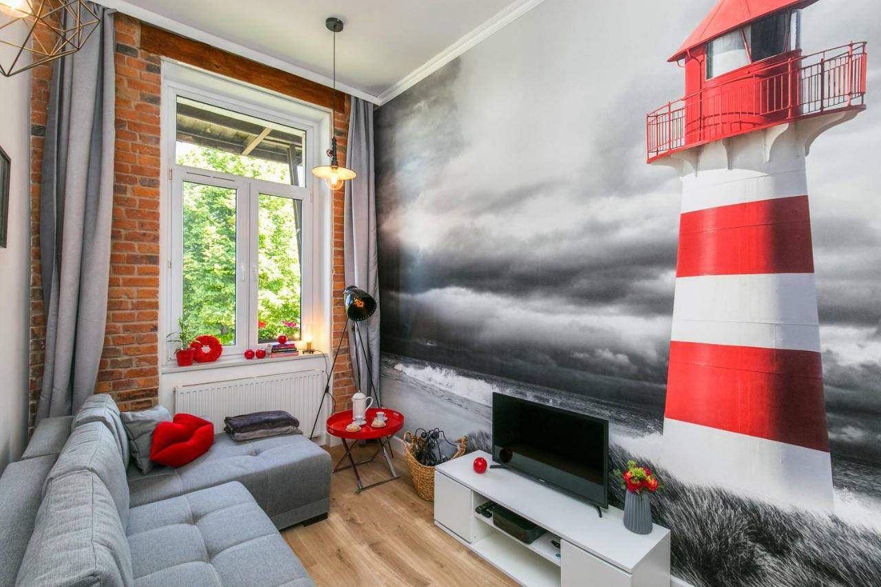 Berg Apartament Red Obok Starego Miasta Гданьск Экстерьер фото